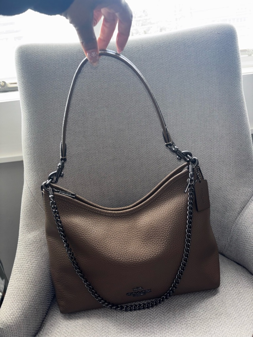 Coach Laurel Bag in Stone - Picture 3 of 13